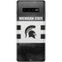 Michigan State University Black and White Stripes Galaxy S10 Plus Skin