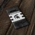 Michigan State University Black and White Stripes Galaxy S10 Plus Skin