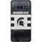 Michigan State University Black and White Stripes Galaxy S10e Skin