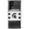 Michigan State University Black and White Stripes Galaxy S23 Ultra Clear Case