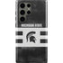 Michigan State University Black and White Stripes Galaxy S23 Ultra Pro Case