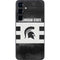 Michigan State University Black and White Stripes Galaxy S24 Plus Skin