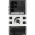 Michigan State University Black and White Stripes Galaxy S25 Ultra Impact Case