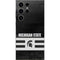 Michigan State University Black and White Stripes Galaxy S25 Ultra Skin