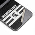 Michigan State University Black and White Stripes Galaxy Z Flip6 Skin