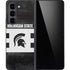Michigan State University Black and White Stripes Galaxy Z Fold5 5G Skin