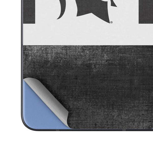 Michigan State University Black and White Stripes Galaxy Z Fold5 5G Skin