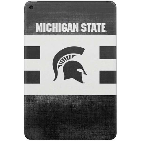 Michigan State University Black and White Stripes iPad Skins