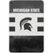 Michigan State University Black and White Stripes iPad Skins