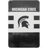 Michigan State University Black and White Stripes iPad Skins