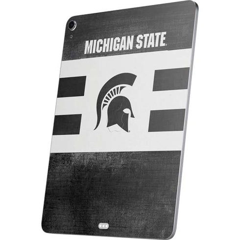 Michigan State University Black and White Stripes Apple iPad Air Skin