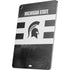 Michigan State University Black and White Stripes Apple iPad Air Skin