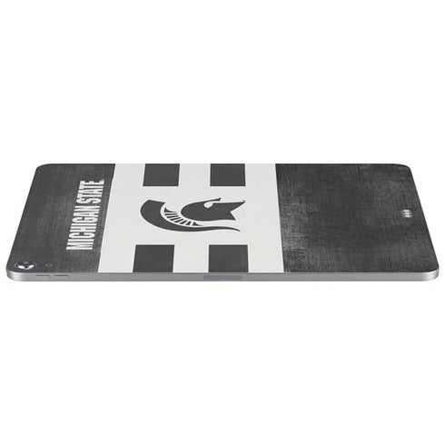 Michigan State University Black and White Stripes Apple iPad Air Skin