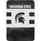 Michigan State University Black and White Stripes Apple iPad Mini Skin