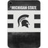 Michigan State University Black and White Stripes Apple iPad Mini Skin