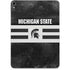 Michigan State University Black and White Stripes Apple iPad Pro Skin
