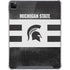 Michigan State University Black and White Stripes iPad Cases