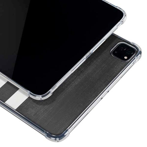 Michigan State University Black and White Stripes iPad Cases