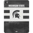 Michigan State University Black and White Stripes iPad Pro 13in M4 (2024) Skin