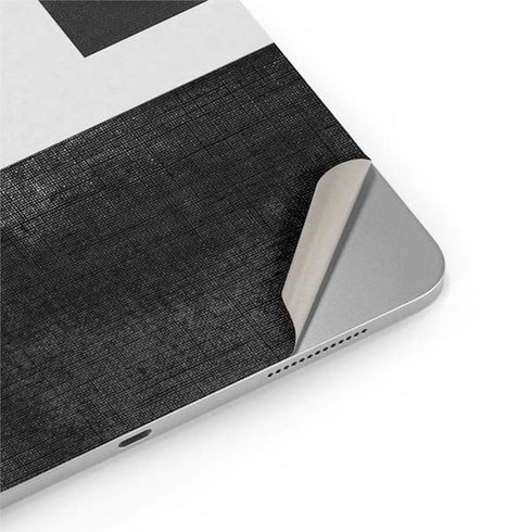 Michigan State University Black and White Stripes iPad Pro 13in M4 (2024) Skin