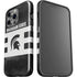 Michigan State University Black and White Stripes iPhone 15 Pro Impact Case