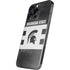 Michigan State University Black and White Stripes iPhone 15 Pro Max Skin