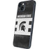 Michigan State University Black and White Stripes iPhone 15 Skin