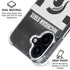 Michigan State University Black and White Stripes iPhone 16 MagSafe Case