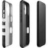 Michigan State University Black and White Stripes iPhone 16 Plus Impact Case
