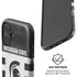 Michigan State University Black and White Stripes iPhone 16 Plus Magsafe Impact Case