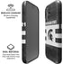 Michigan State University Black and White Stripes iPhone 16 Plus Magsafe Impact Case