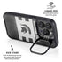 Michigan State University Black and White Stripes iPhone 16 Pro Kickstand Case