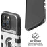 Michigan State University Black and White Stripes iPhone 16 Pro Magsafe Impact Case