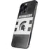 Michigan State University Black and White Stripes iPhone 16 Pro Max Skin