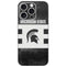 Michigan State University Black and White Stripes iPhone 16 Pro Skin