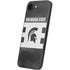 Michigan State University Black and White Stripes iPhone 16e Skin