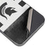 Michigan State University Black and White Stripes iPhone 16e Skin