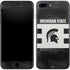 Michigan State University Black and White Stripes iPhone 8 Plus Skin