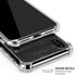 Michigan State University Black and White Stripes iPhone X/XS Clear Case