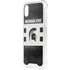 Michigan State University Black and White Stripes iPhone XS Clear Case