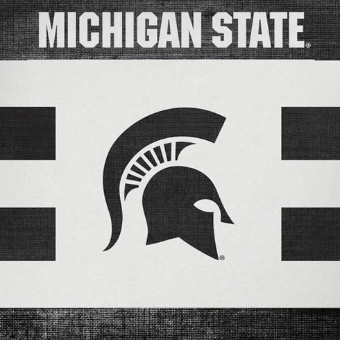 Michigan State University Black and White Stripes iPhone XS Max Skin