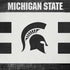 Michigan State University Black and White Stripes iPhone XS Max Skin