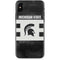 Michigan State University Black and White Stripes iPhone XS Skin