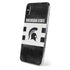 Michigan State University Black and White Stripes iPhone XS Skin