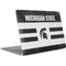 Michigan State University Black and White Stripes Apple MacBook Air Skin