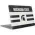 Michigan State University Black and White Stripes Apple MacBook Air Skin