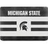 Michigan State University Black and White Stripes Apple MacBook Air Skin
