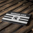 Michigan State University Black and White Stripes Apple MacBook Air Skin
