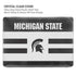 Michigan State University Black and White Stripes MacBook Pro 14in (2021-24) Case plus Skin