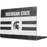 Michigan State University Black and White Stripes Apple MacBook Pro 14-inch Skin